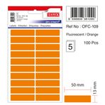 Tanex OFC-109 Flo Turuncu Ofis Etiketi