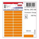 Tanex OFC-109 Florasan Turuncu Ofis Etiketi