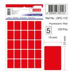 Tanex OFC-112 Flo Kırmızı Ofis Etiketi