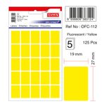 Tanex OFC-112 Flo Sarı Ofis Etiketi