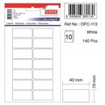 Tanex OFC-113 Beyaz 140 Adet Ofis Etiketi