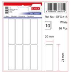 Tanex OFC-115 Beyaz Ofis Etiketi