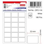 Tanex OFC-116 Beyaz Ofis Etiketi