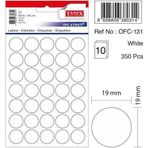 Tanex OFC-131 10 Adet Beyaz Ofis Etiketi