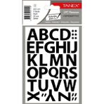 Tanex STC-571 23 mm 2'li Şeffaf Harf Etiketi