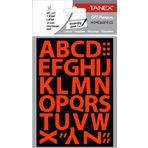Tanex STX-551 Flo 23 mm 2'li Kırmızı Harf Etiketi