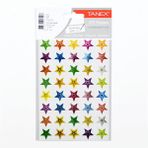 Tanex TNX-301 Hologram Yıldız Etiketi 2 Sayfa 17mm 80 Adet