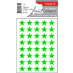 Tanex TNX-302 Flo Yeşil 17 mm 80'li Yıldız Gülen Yüz Etiketi
