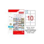 Tanex TW-2010 99,06X57 mm. Laser Etiket 100 Adet TW-2000