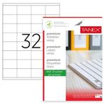 Tanex Tw-2032 52,5X35 Mm 100 Adet Lazer Etiket