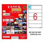 Tanex tw-2047 210x47,81 Laser Etiket