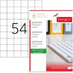 Tanex TW-2054 A4 35 x 3316 mm 100'LÜ Beyaz Lazer Yazıcı Etiket