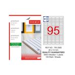 Tanex TW-2095 30x12 mm 100 Adet Laser Etiket