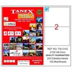 Tanex TW-2102 21x48.50 mm Laser Etiket
