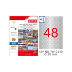 Tanex TW-2130 30 mm Lazer Etiket