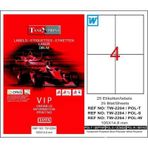 Tanex TW-2204 105x148.5mm Beyaz Sevkiyat ve Lojistik Etiketi