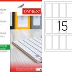 Tanex TW-2238 37x85 mm 100'lü Sökülebilir Etiket