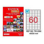 Tanex TW-2260 24x40 mm Lazer Etiket