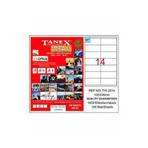 Tanex TW-2514 105 x 38 Lazer Etiket