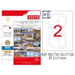 Tanex TW-3117 117 mm 25'li Polyester Etiket