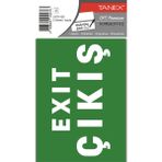 Tanex UYR-109 2'li Acil Çıkış Etiketi