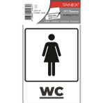 Tanex UYR-114 Bayan Wc 2'li Uyarı Etiketi