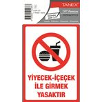 Tanex UYR-121 Yiyecek 2'li İkaz Etiketi