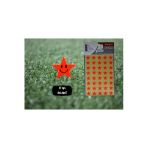 Tanex Yıldız Etiketi 17 Mm Flo Kırmızı 2 Adet Tnx-303 (10 Lu Paket)