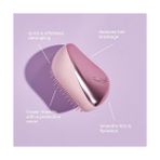 Tangle Teezer | Kompakt Şekillendirici Dolaşık Açıcı Saç Fırçası | Koruyucu Kapak ve Iki Katmanlı Diş Tasarımı ile Seyahat Dostu | Islak, Kuru ve Flyaway Saçlar Için Mükemmel | Dondurma Girdabı - standart