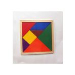 Tangram 7 Parça Ahşap Yap Boz Akıl Zeka Matematik Geometri Oyunu Puzzle