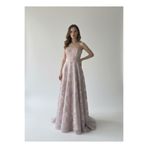 Tangül&Ali'S Moda Evi Straplez Pembe Maxi Elbise