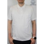 Taniş Giyim Erkek Terletmez Pamuk Regular Polo Yaka Cepli Tişört - 2XL - Beyaz
