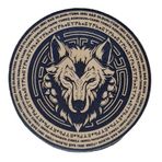 Tanrı Türkü Korusun - Türk Irkı Sağ Olsun -Bozkurt - Deri Peç - Arma - Wolf Leather Patch