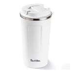 Tantitoni 001-01-Coffee Beyaz 500 ml Paslanmaz Çelik Termos