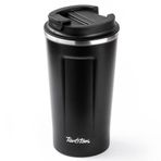 Tantitoni 001-01-Coffee Siyah 500 ml Paslanmaz Çelik Termos