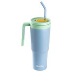 Tantitoni 020-01-Mavi 1.2 lt Pipetli Paslanmaz Çelik Termos