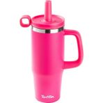 Tantitoni 020-01-PEMBE Pipetli Paslanmaz Çelik Termos Bardak 1l - 1 lt