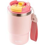 Tantitoni 050-01-PEMBE 2si 1 Arada Kapaklı Termos Bardak 480ML - 480 ml