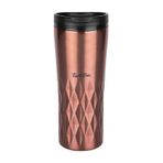 Tantitoni 470 ml Rose Gold Yıldız Desenli Paslanmaz Çelik Termos