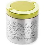 Tantitoni 630 ML Çelik Yuvarlak Desenli Yemek Termosu