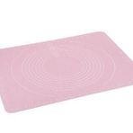 Tantitoni Açık Pembe Ölçekli Silikon Hamur Açma Matı 50CM