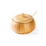 Tantitoni Bambu Kaşıklı Şekerlik Seti 13.5X13x9cm