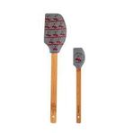 Tantitoni Gri Desenli 2 Li Silikon Spatula Seti