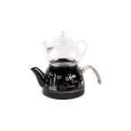 Tantitoni Love Menu Cam Demlikli Emaye Çaydanlık Takımı 980 ml /2200 ml - Renkli