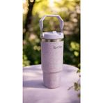 Tantitoni Mor Desenli Paslanmaz Çelik Tutmalı Termos 900ML - 900 ml