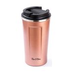 Tantitoni PEMBE COFFEE YAZILI PASLANMAZ ÇELİK TERMOS BARDAK 500ML