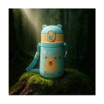 Tantitoni Soft Ice Bear Kids Askılı Paslanmaz Çelik Termos 380 ml - Çok Renkli