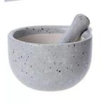 Tantıtonı Stonware 330 Ml Havan Acık Grı 12,7 X 10,7 X 6,5 Cm