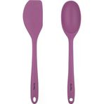 Tantitoni Visne Renkli Silikon Buyuk Kasik Ve Spatula Seti Soft Ksq02v (8695835366777)