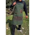 Tanto Bushcraft Marangoz Önlüğü – Mumlu Kanvas, 3 Cepli, 79X64 Cm, Outdoor & Atölye Kullanımı - Haki - Standart